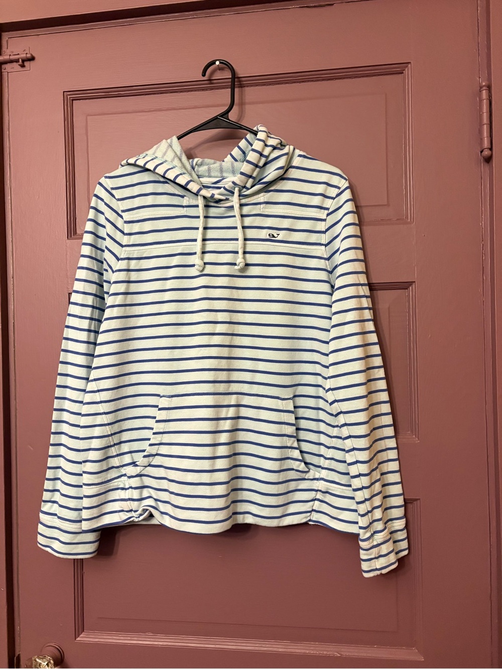 Vineyard Vines Striped Blue Hoodie - Women's size Small